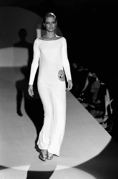 Tom Ford Gucci keyhole gown 1996